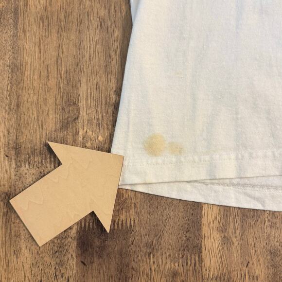 VTG Mighty Healthy Tee Shirt Ducks Gambling Smoking White Made In USA Unisex XL - Picture 5 of 9